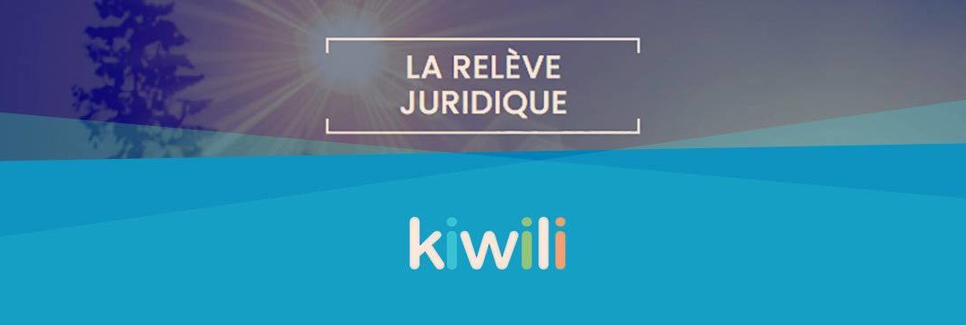 Nouveau partenariat : Kiwili fait un don de 24 000 $ à la Relève Juridique