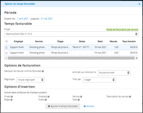 Comment facturer son temps avec le logiciel Kiwili (ERP)