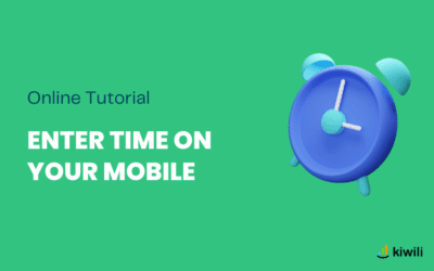 Add a New Time Entry on Mobile with Kiwili