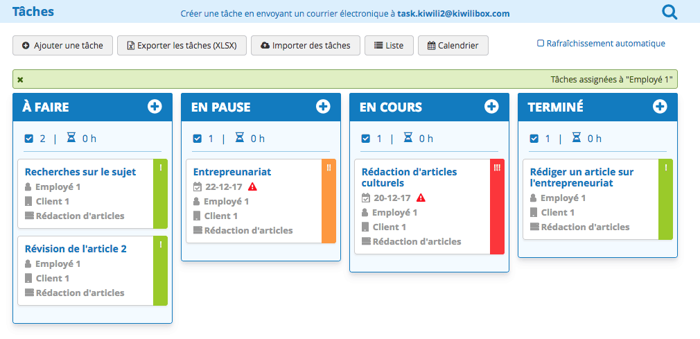 logiciel gestion de tâches