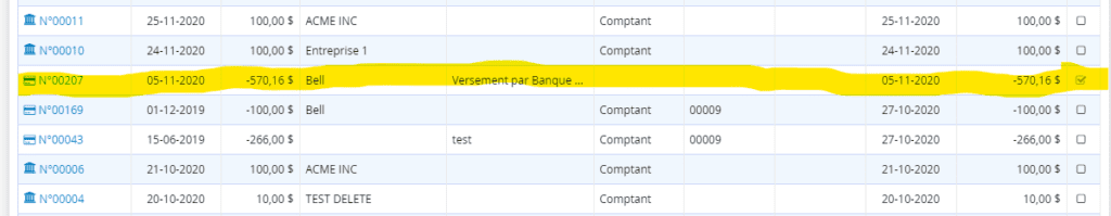 Logiciel de comptabilité Conciliation bancaire sans fichier