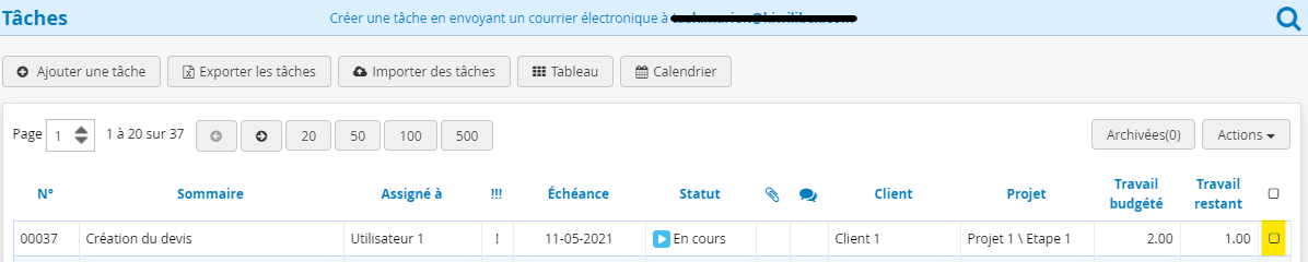 Dupliquer des tâches avec le logiciel de gestion de temps en ligne Kiwili