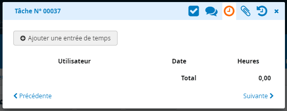 Entrée de temps avec Kiwili logiciel de gestion de temps en ligne