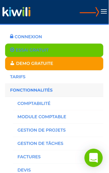 Connexion à Kiwili logiciel en ligne
