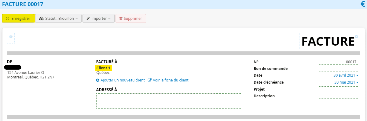 Facturer le taux journalier dans le logiciel de facturation Kiwili