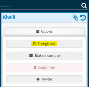 Enregistrer un fournisseurs avec le CRM Kiwili sur mobile