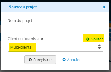 Créer un projet avec le logiciel de gestion Kiwili