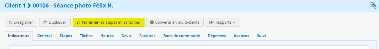 Clôturer un projet avec le logiciel de comptabilité Kiwili