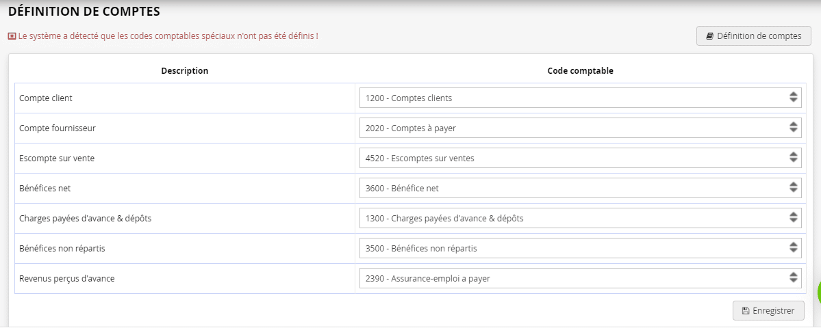 Importation des vos données dans Kiwili Comptes - codes comptables