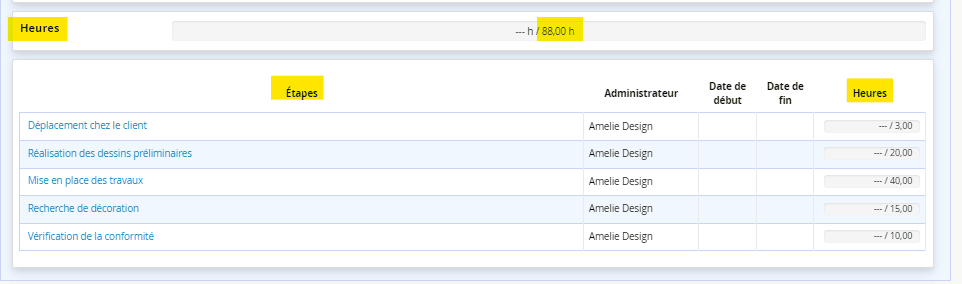 Facturation progressive gestion de projet etapes logiciel en ligne
