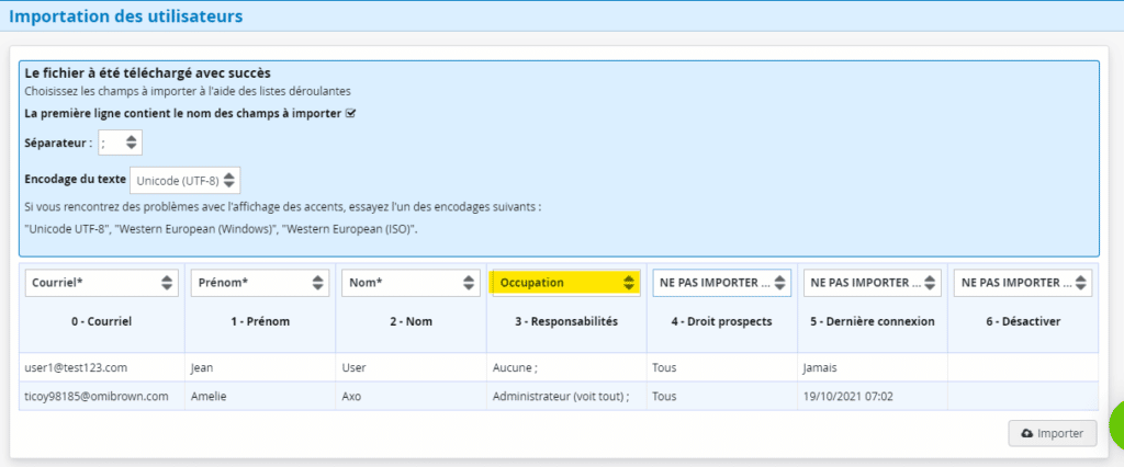 Importation des Utilisateurs d'Axonaut vers Kiwili