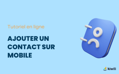 CRM Kiwili  – Ajouter un contact sur mobile