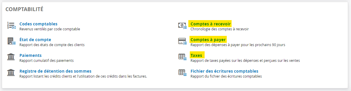 Rapport de comptabilité et analyses financieres depenses