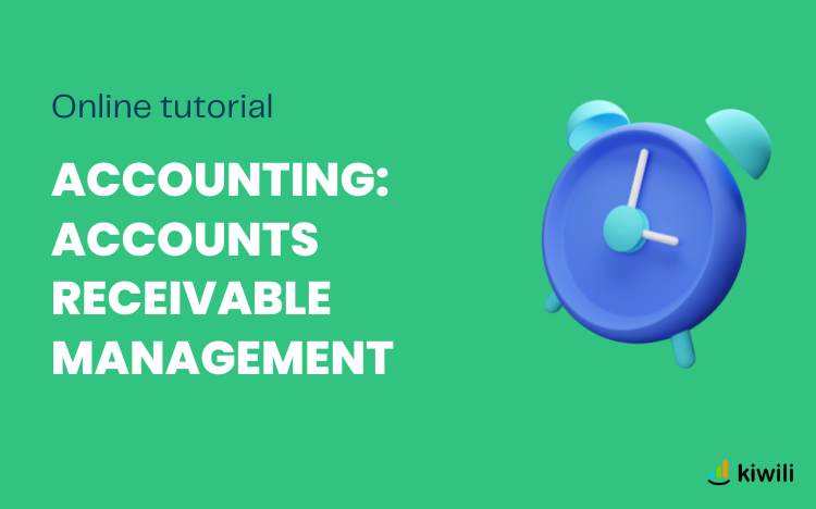 How to manage accounts receivable in the accounting software?