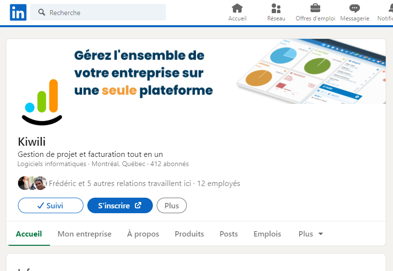 Créer sa page professionnelle LinkedIn