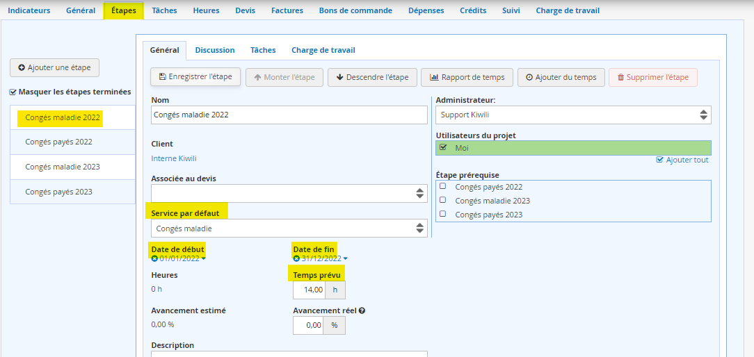 Gestion des congés maladie des employés logiciel en ligne