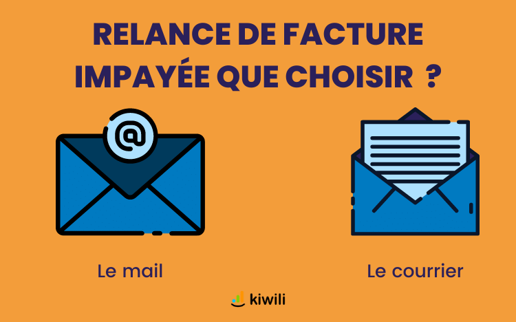 Relance de facture impayée mail ou courrier