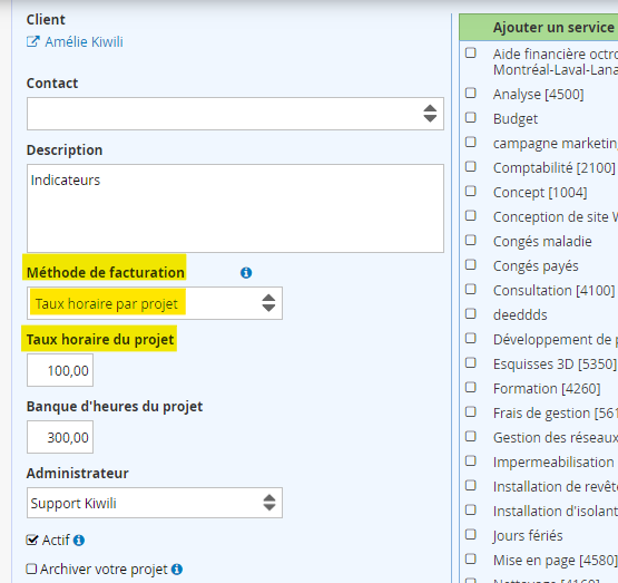 Méthodes de facturation des projets en ligne taux horaire par projet