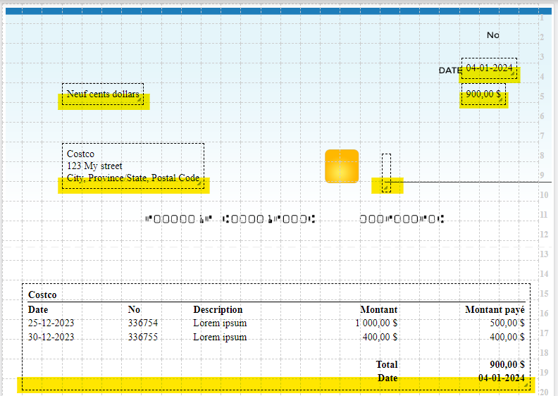 Logiciel comptable personnalisation des cheques fournisseurs