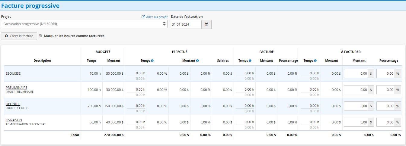 Facture a l avancement du projet facturation progressive logiciel