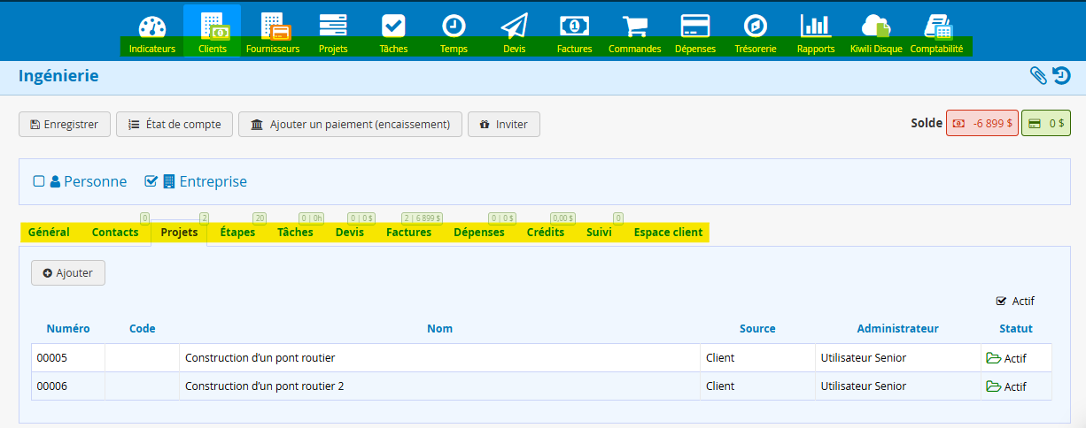 Centralisation des données dans le logiciel pour ingénieurs