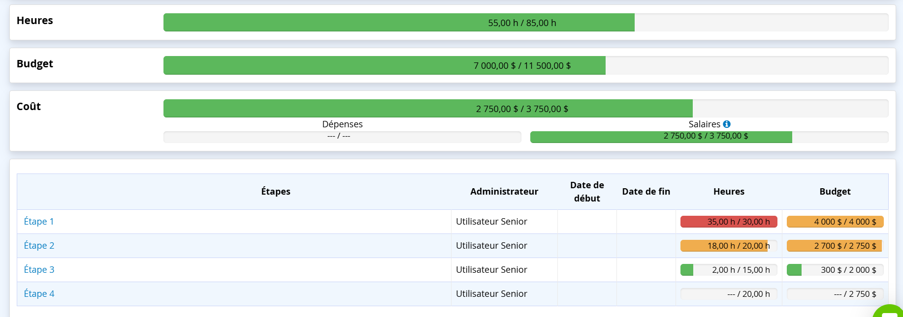 Logiciel Construction geolocalisation temps