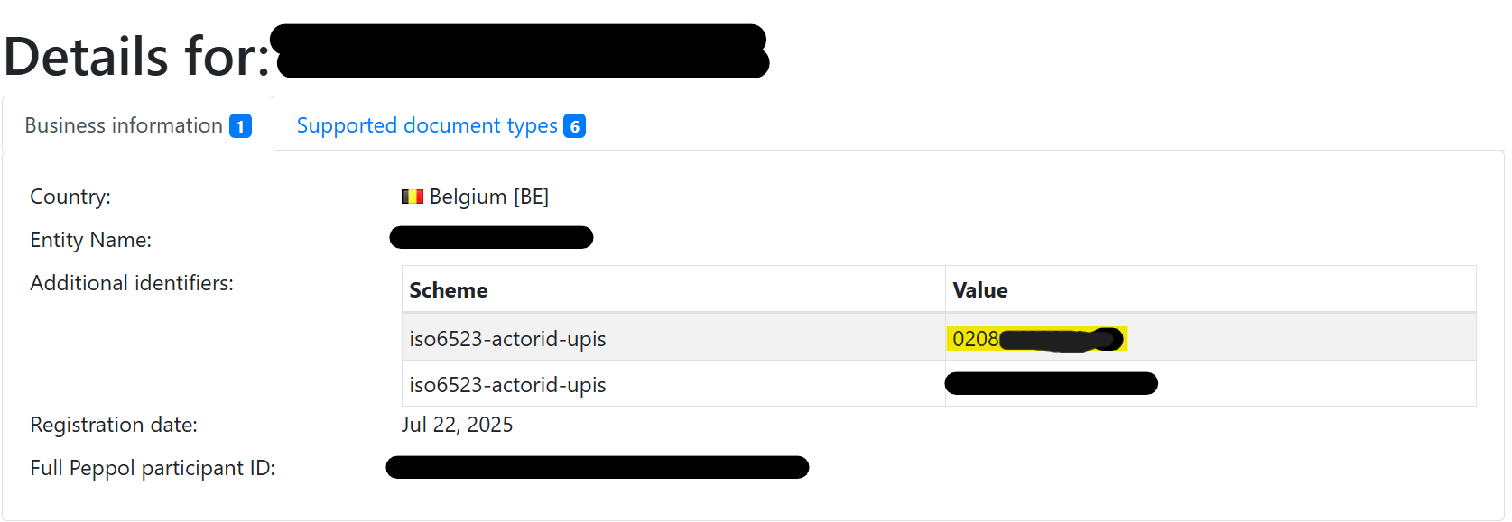 Recherche Id Peppol pour ajouter dans la fiche client ERP Kiwili